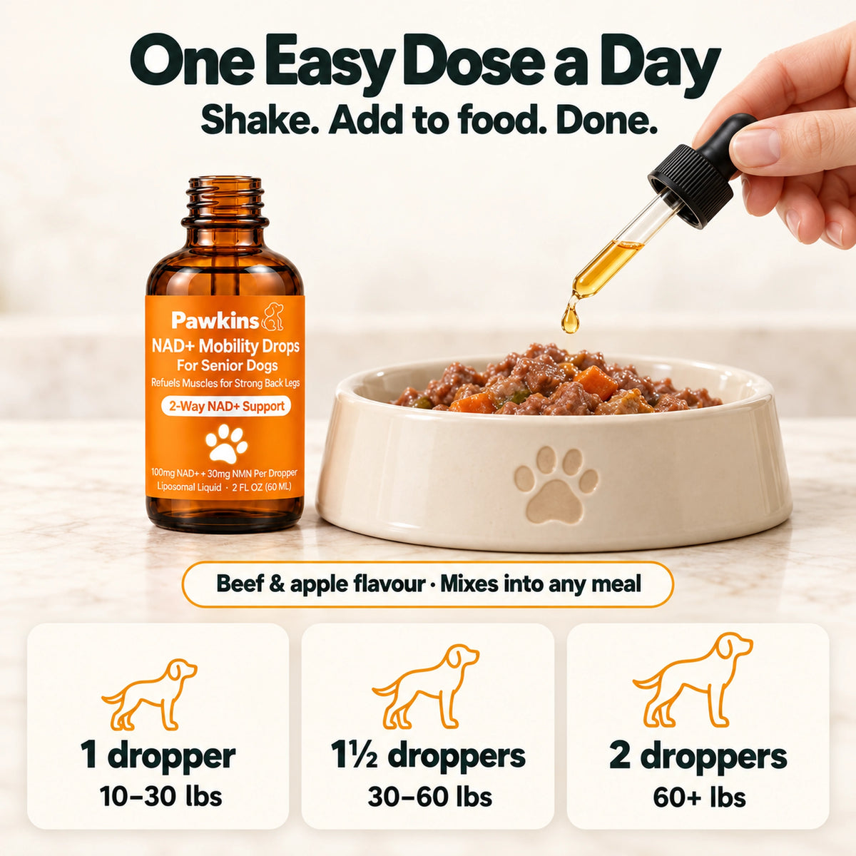 NAD+ Mobility Drops – Pawkins